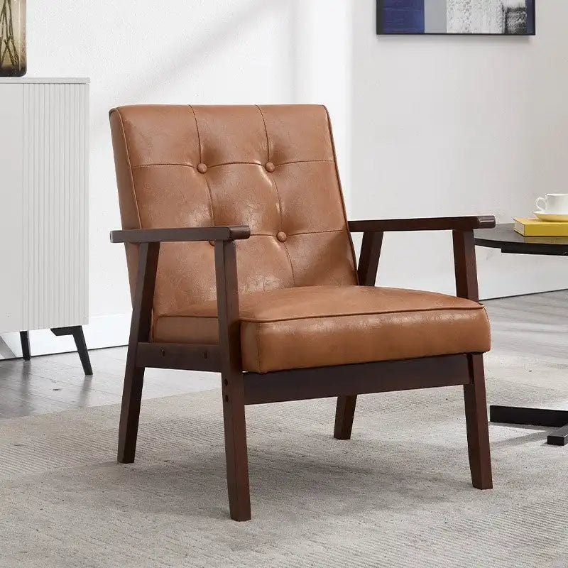 Wooden Accent Chair for Living Room Bedroom