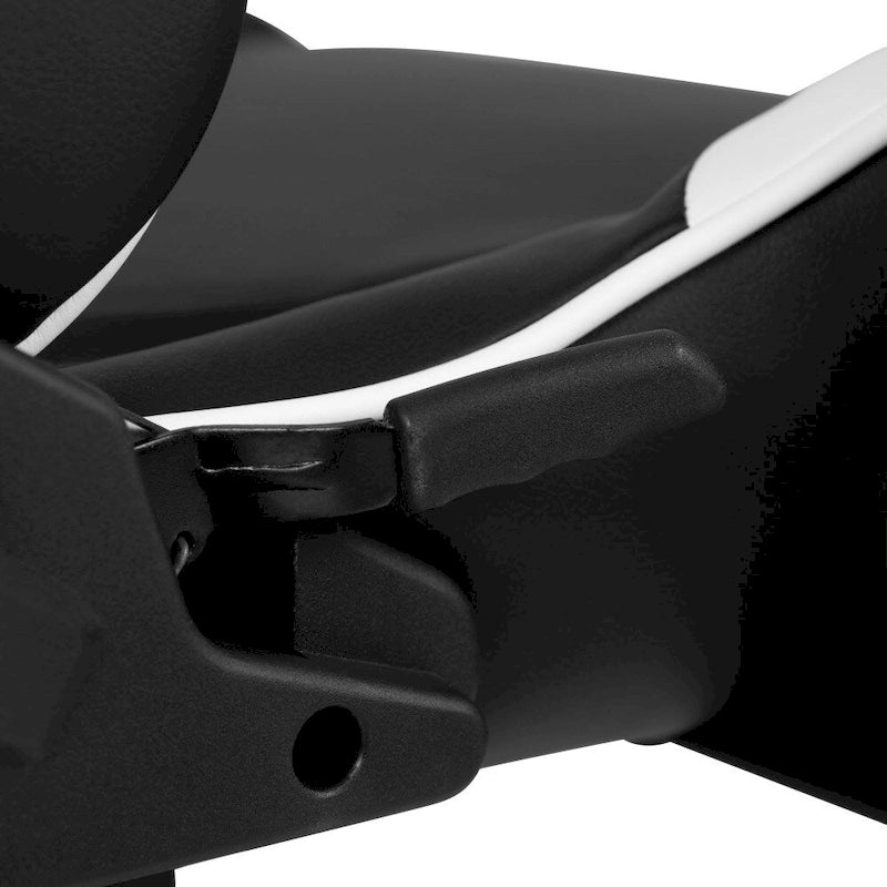 Závodní herní ergonomická židle s plně polohovatelným opěradlem z červené kůže LeatherSoft