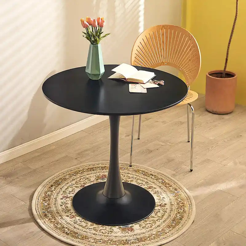 31,5" moderní kulatý jídelní stůl pro 2-4 osoby