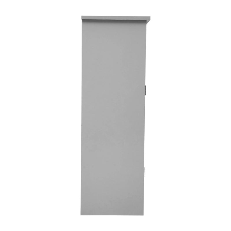 Floor Cabinet Storage Organizer with Magnetic Closure Door and Shelves